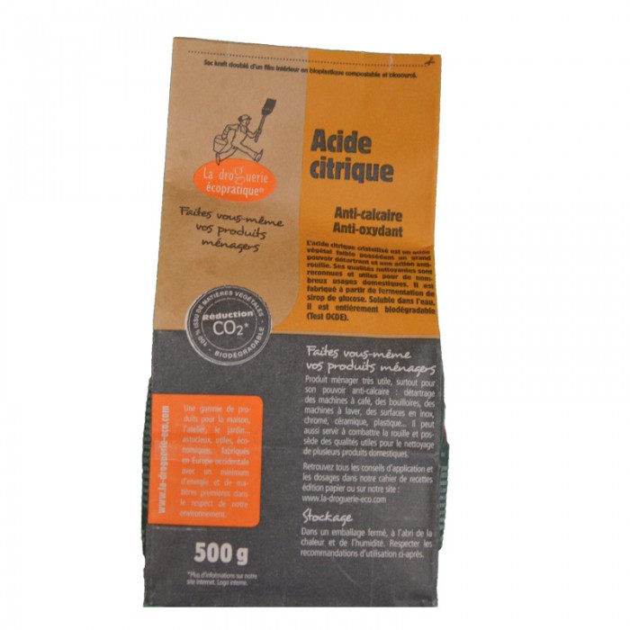 Acide citrique - 500g - My Eco House - boutique zéro déchet Acide citrique - 500g - My Eco House - boutique zéro déchet