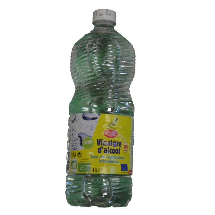 Vinaigre d'alcool Biologique 8% - 1L - My Eco House - boutique zéro déchet Vinaigre d'alcool Biologique 8% - 1L - My Eco House - boutique zéro déchet