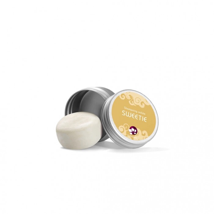 Shampoing solide Sweetie 2 en 1 - Format voyage - my eco house - boutique zéro déchet Shampoing solide Sweetie 2 en 1 - Format voyage - my eco house - boutique zéro déchet