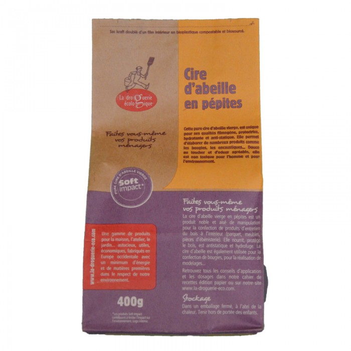 Cire d'abeille - 400g - My Eco House - Boutique zéro déchet 74 Cire d'abeille - 400g - My Eco House - Boutique zéro déchet 74