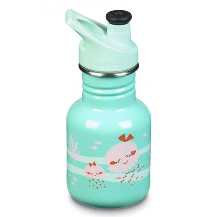 Gourde enfant - Sport Cap - Méduse - 355ml - Boutique zéro déchet 74 - My eco House Gourde enfant - Sport Cap - Méduse - 355ml - Boutique zéro déchet 74 - My eco House