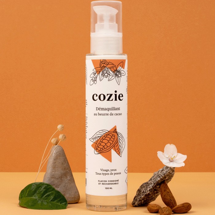 Lait démaquillant - au beurre de cacao - 100ml - Boutique zéro déchet - My Eco House Lait démaquillant - au beurre de cacao - 100ml - Boutique zéro déchet - My Eco House
