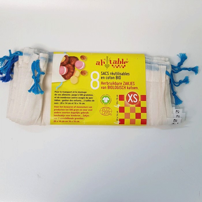 Sac Vrac en coton biologique - boutique zéro déchet 74 - My Eco House Sac Vrac en coton biologique - boutique zéro déchet 74 - My Eco House