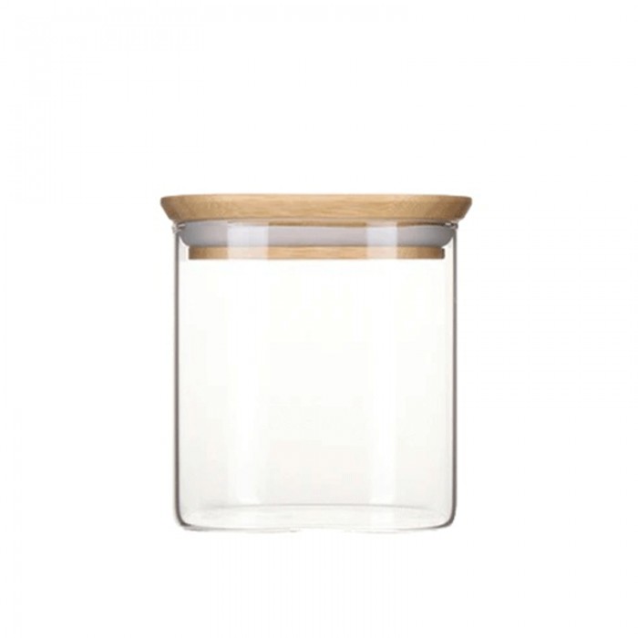 Boîte carrée en verre et bambou - 800 Ml - Boutique zéro déchet 74 - My Eco House Boîte carrée en verre et bambou - 800 Ml - Boutique zéro déchet 74 - My Eco House