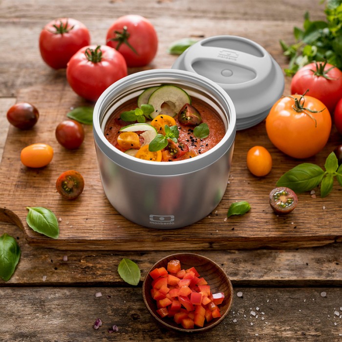 Lunch box Isotherme - MB Element Metallic Silver - 550Ml - Boutique zéro déchet 74 - My eco House Lunch box Isotherme - MB Element Metallic Silver - 550Ml - Boutique zéro déchet 74 - My eco House