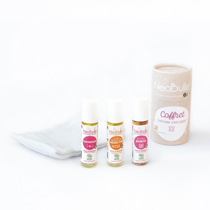 L'infirmier c'est papa, coffret d'urgence des petits - Boutique zéro déchet 74 - My Eco House L'infirmier c'est papa, coffret d'urgence des petits - Boutique zéro déchet 74 - My Eco House