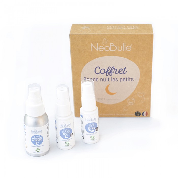 Bonne nuit les petits, coffret détente et sommeil paisible - Boutique zéro déchet 74 - My Eco House Bonne nuit les petits, coffret détente et sommeil paisible - Boutique zéro déchet 74 - My Eco House