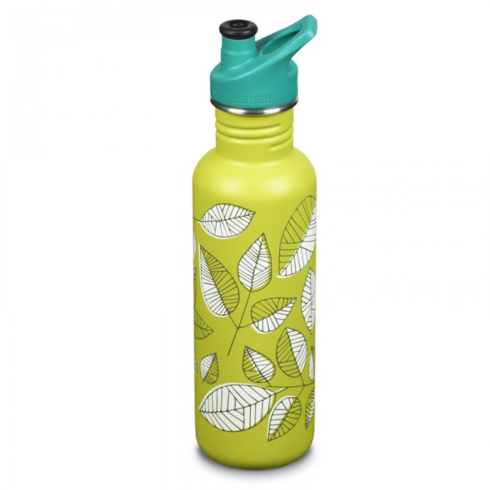 Gourde simple paroi- feuille verte - 800ml - boutique zéro dédéchet My Eco House 74 Gourde simple paroi- feuille verte - 800ml - boutique zéro dédéchet My Eco House 74