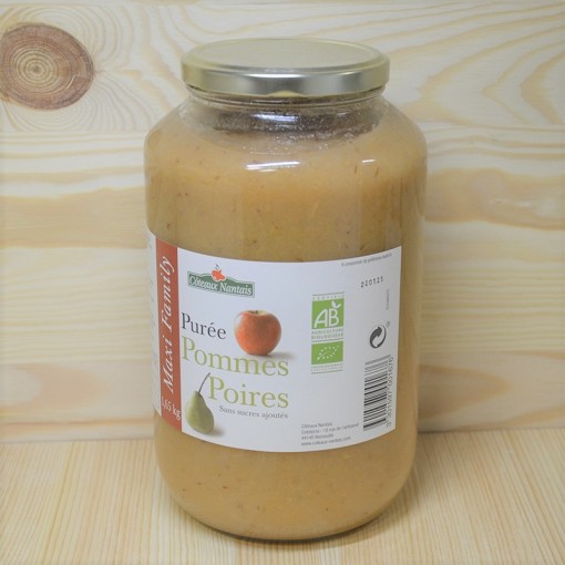 Purée de Pommes Poires Bio 1.65Kg