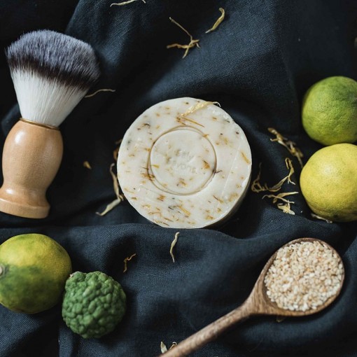 Savon sésame et agrumes - avec huiles essentielles