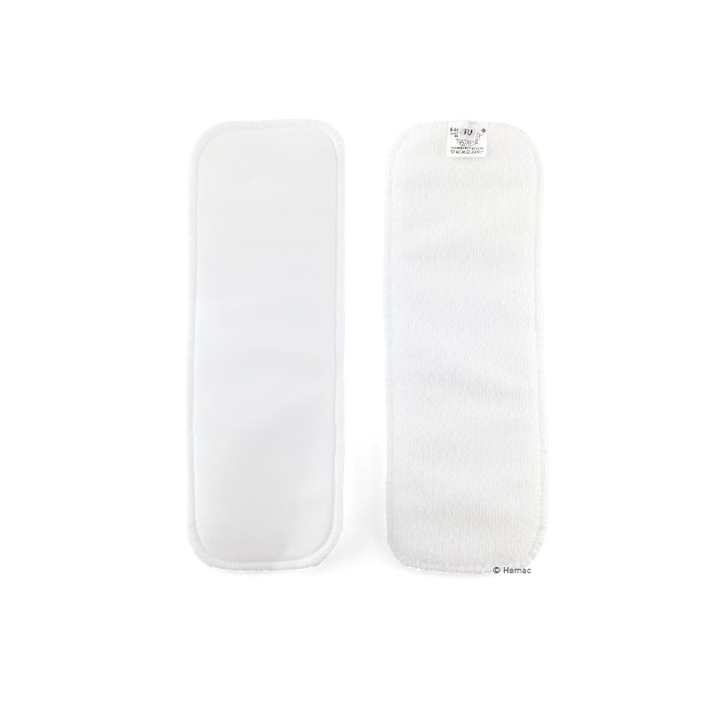 2 renforts lavables d'absorption en microfibre 2 renforts lavables d'absorption en microfibre