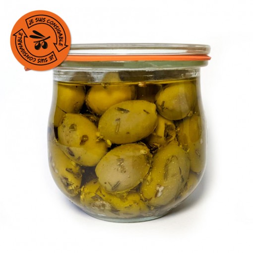 Olives Bio - Coctail Ail & Thym 300G
