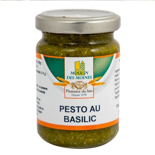 Pesto au Basilic Bio 120Gr