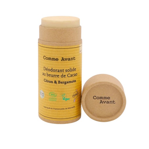 Déodorant Solide Comme Avant - Citron Bergamote - 60g