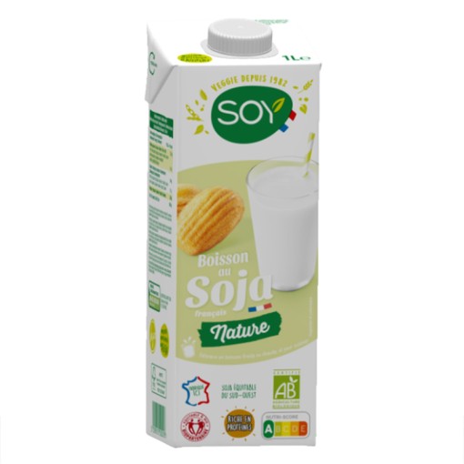Boisson au Soja Bio origine France- 1L