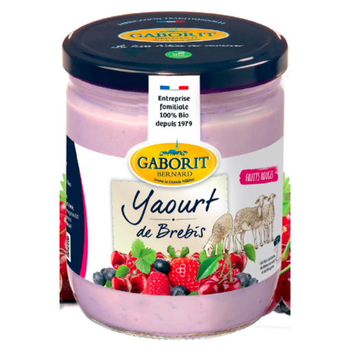 Yaourt Brebis Bio - Fruits rouges 400g