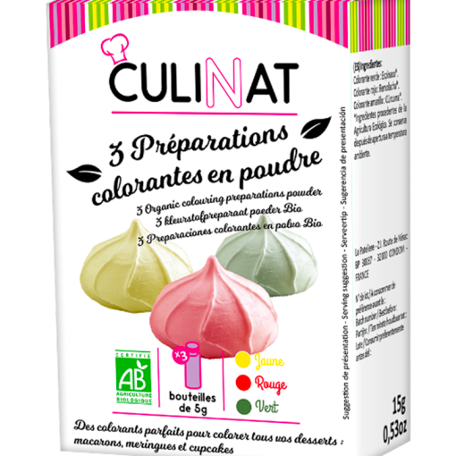 Colorant alimentaire végétal bio - poudre -...