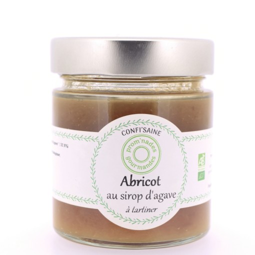 Confi'saines Bio au sirop d'Agave 220G - Abricot