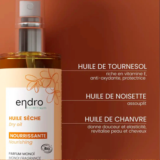 Huile sèche Endro 3 en 1 - 50ml