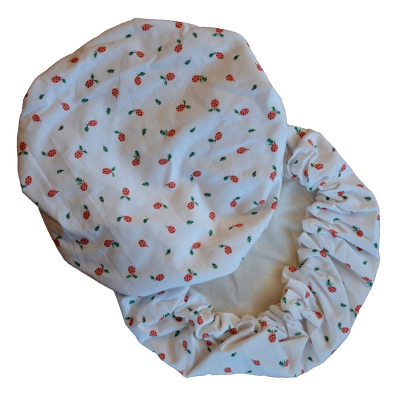 Recouvre bol - floral blanc rose Recouvre bol - floral blanc rose