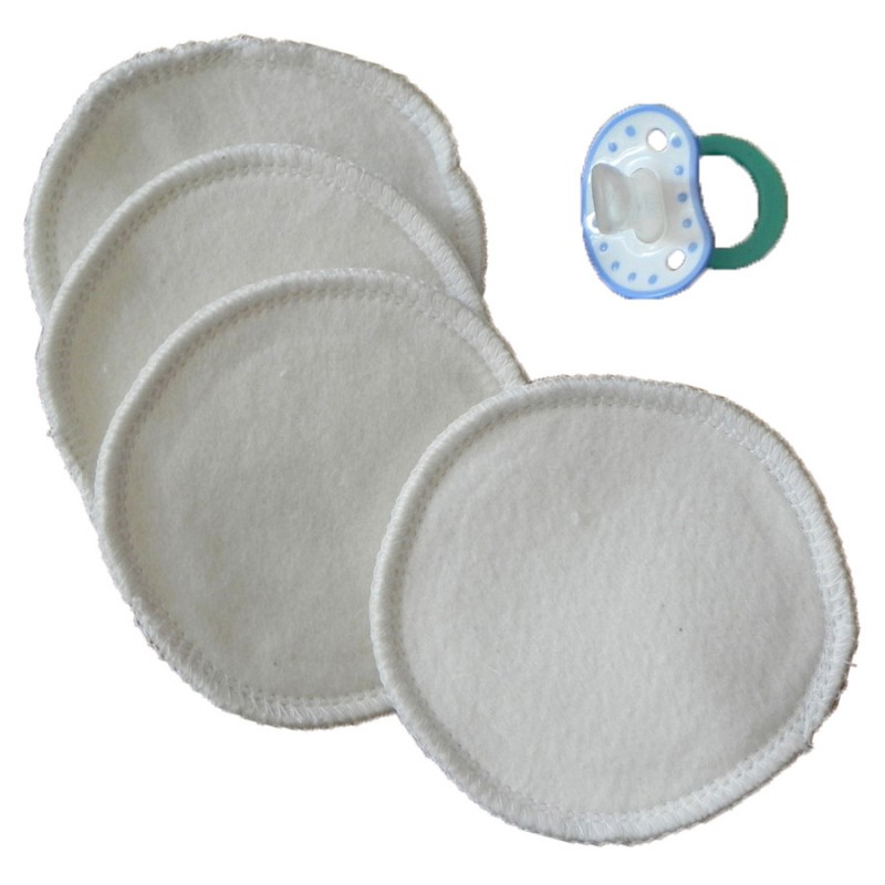Lot de 4 coussinets d'allaitements lavable Lot de 4 coussinets d'allaitements lavable