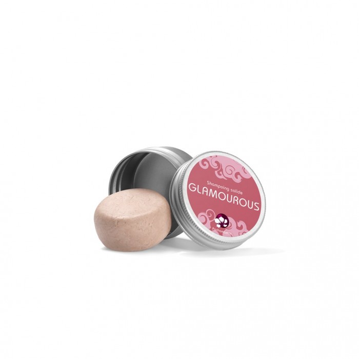 Shampoing solide Glamourous - Format voyage - Cheveux Secs - My Eco House Shampoing solide Glamourous - Format voyage - Cheveux Secs - My Eco House